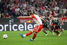 Bayern Munich vs Man Utd LIVE: Champions League latest goal updates as Hojlund scores before Kane penalty