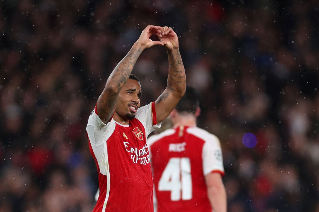 Jesus capped his first start of the season with Arsenal’s third