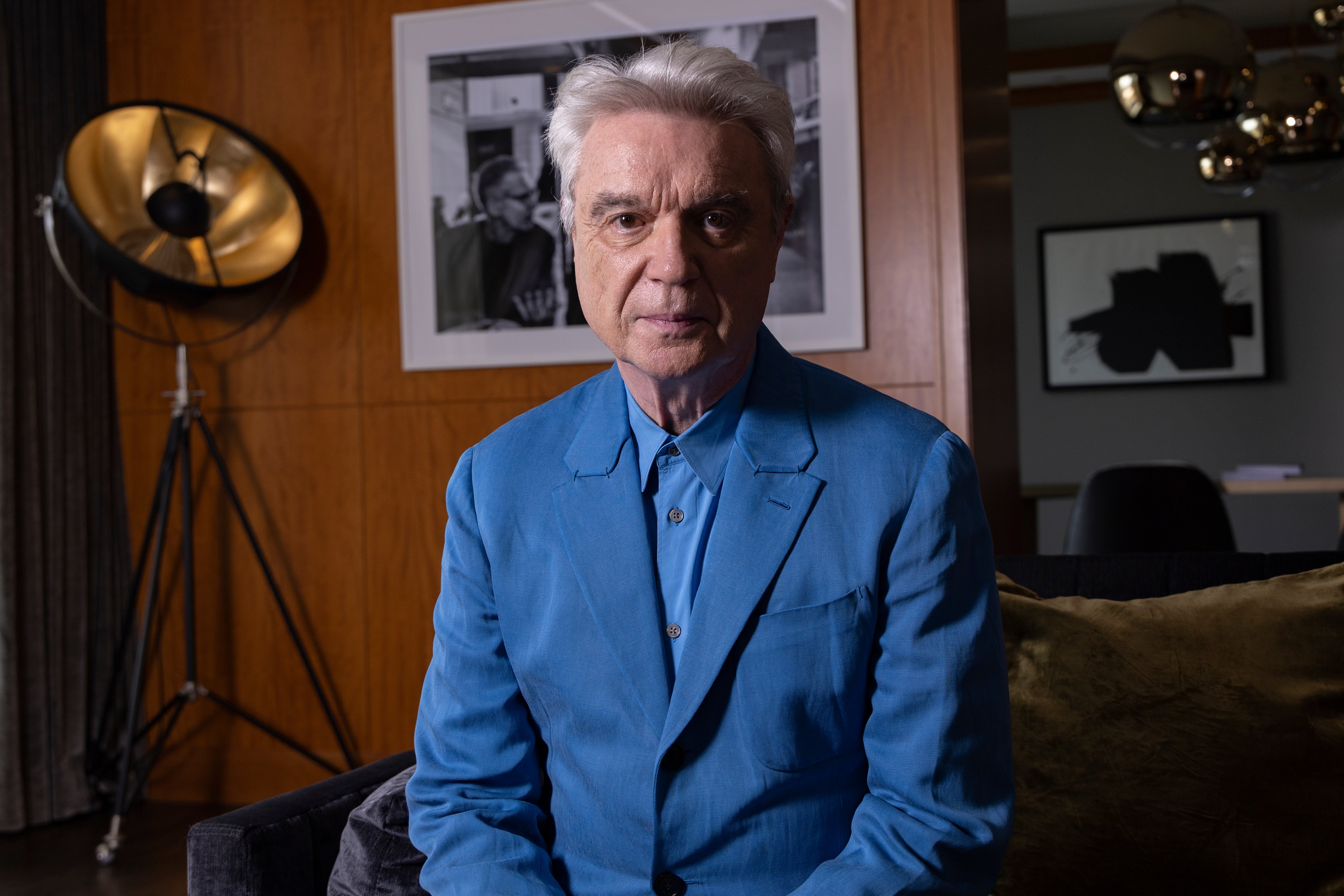 <p>The former Talking Heads frontman, 73, revealed his plans to marry the hedge fund founder, 55, on his Instagram Stories Monday. </p>