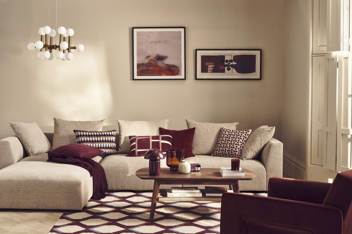 Cue the damson decor trend to snug up your space