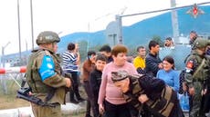Talks have opened on the future of Nagorno-Karabakh as Azerbaijan claims full control of the region