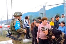 Talks have opened on the future of Nagorno-Karabakh as Azerbaijan claims full control of the region