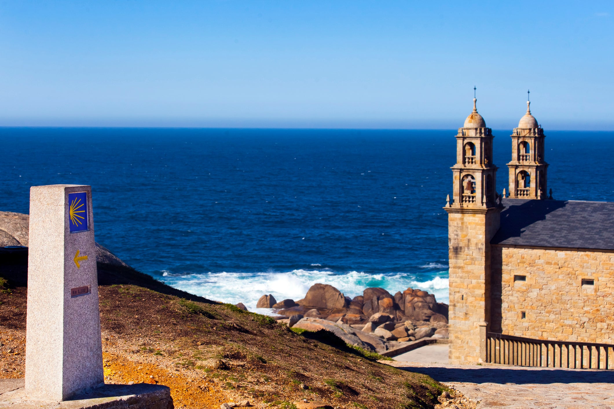 Follow the Atlantic Coast along the ancient pilgrimage route to Santiago de Compostela