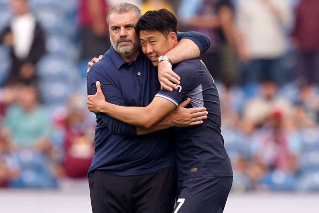 Ange Postecoglou and Tottenham captain Son Heung-min have formed a strong partnership (Nick Potts/PA)