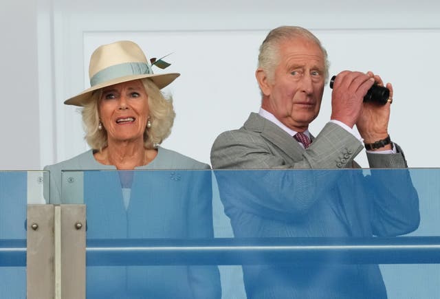 <p>King Charles and Queen Camilla visit World Cup Rugby village to talk to young sports fans.</p>