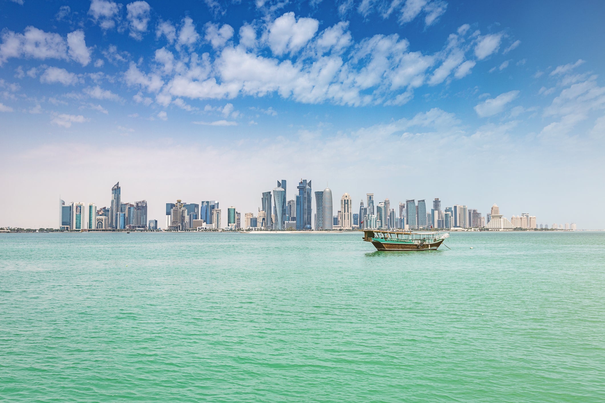 A constantly evolving skyline welcomes visitors to Doha