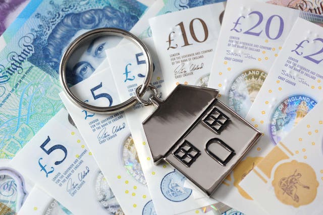 According to trade association UK Finance, around 800,000 fixed-rate mortgage deals are due to end in the second half of this year and 1.6 million are due to end next year (Alamy/PA)