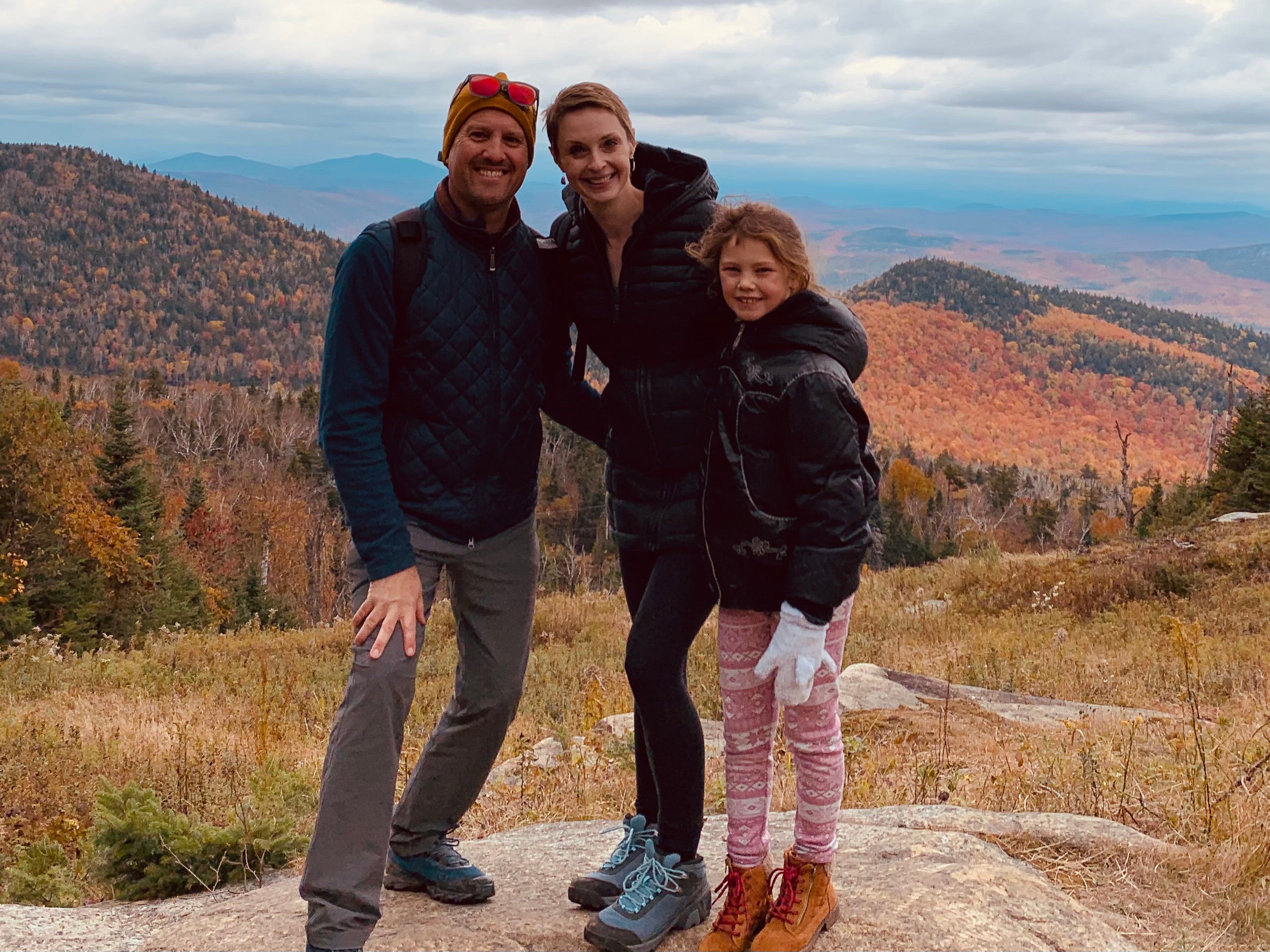 Matthew Twinam, Amanda, and their daughter, Paige