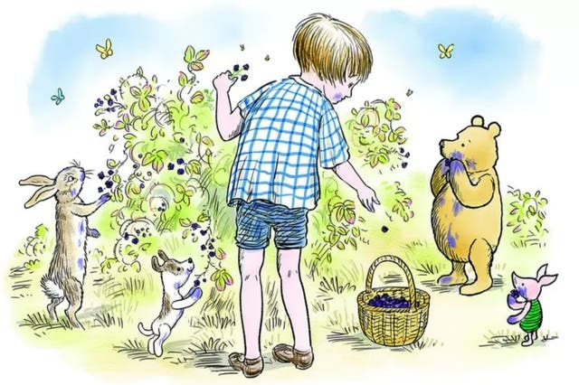<p>The residents of Hundred Acre Wood – now with added Carmen the dog </p>