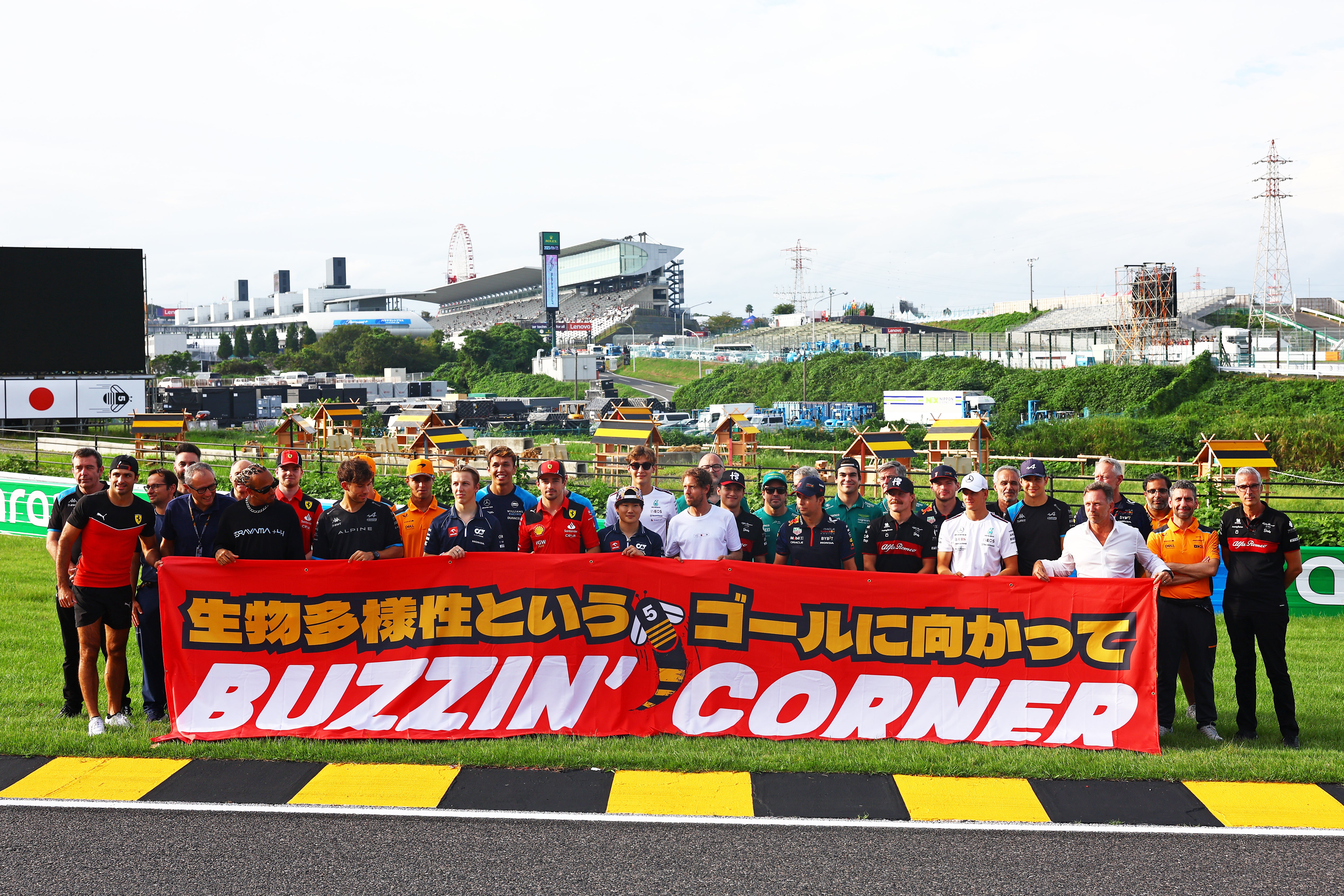 Sebastian Vettel gathered drivers and teams together at Suzuka on Thursday