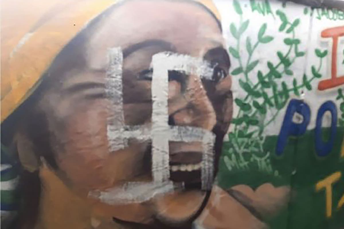 Anonymity removed for teenager who defaced Windrush mural with Nazi symbols