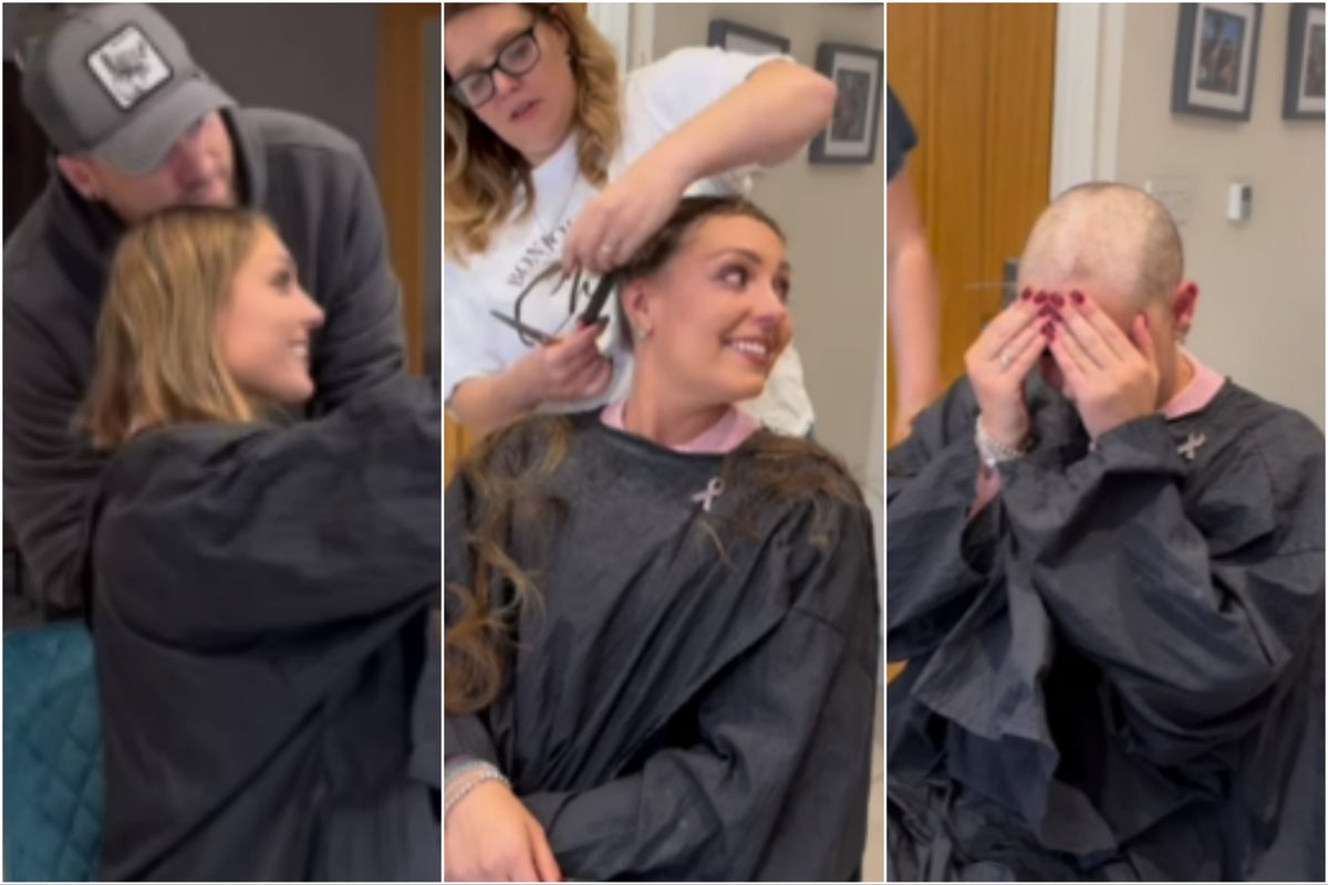 Amy Dowden: Strictly star shaves her head amid cancer journey