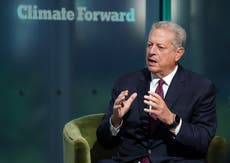 ‘Fossil fuel industry speaks with forked tongue’: Al Gore tells Big Oil ‘get out of the way’ in climate battle