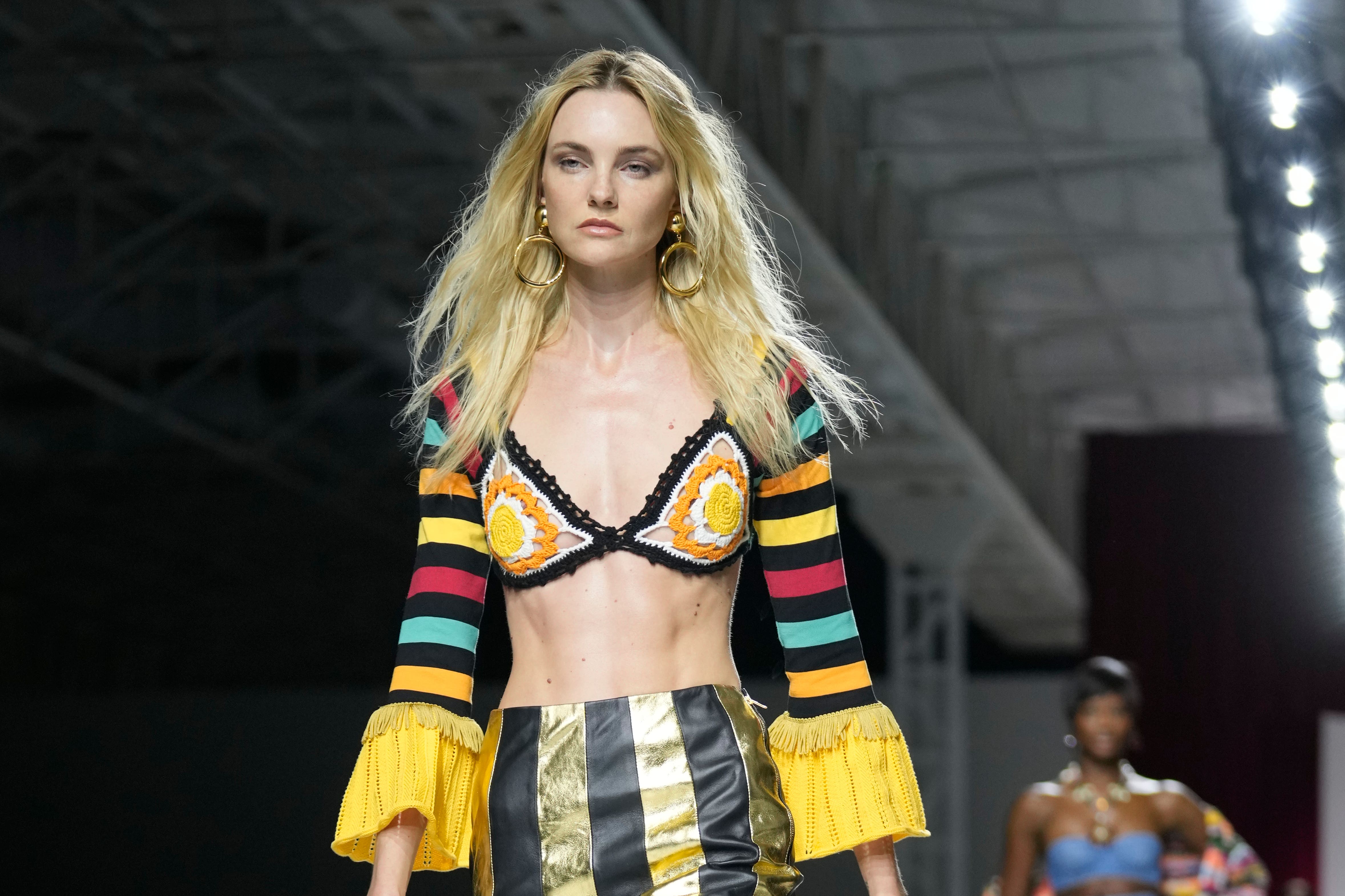 Moschino celebrates 40 years of fashion with spectacular catwalk