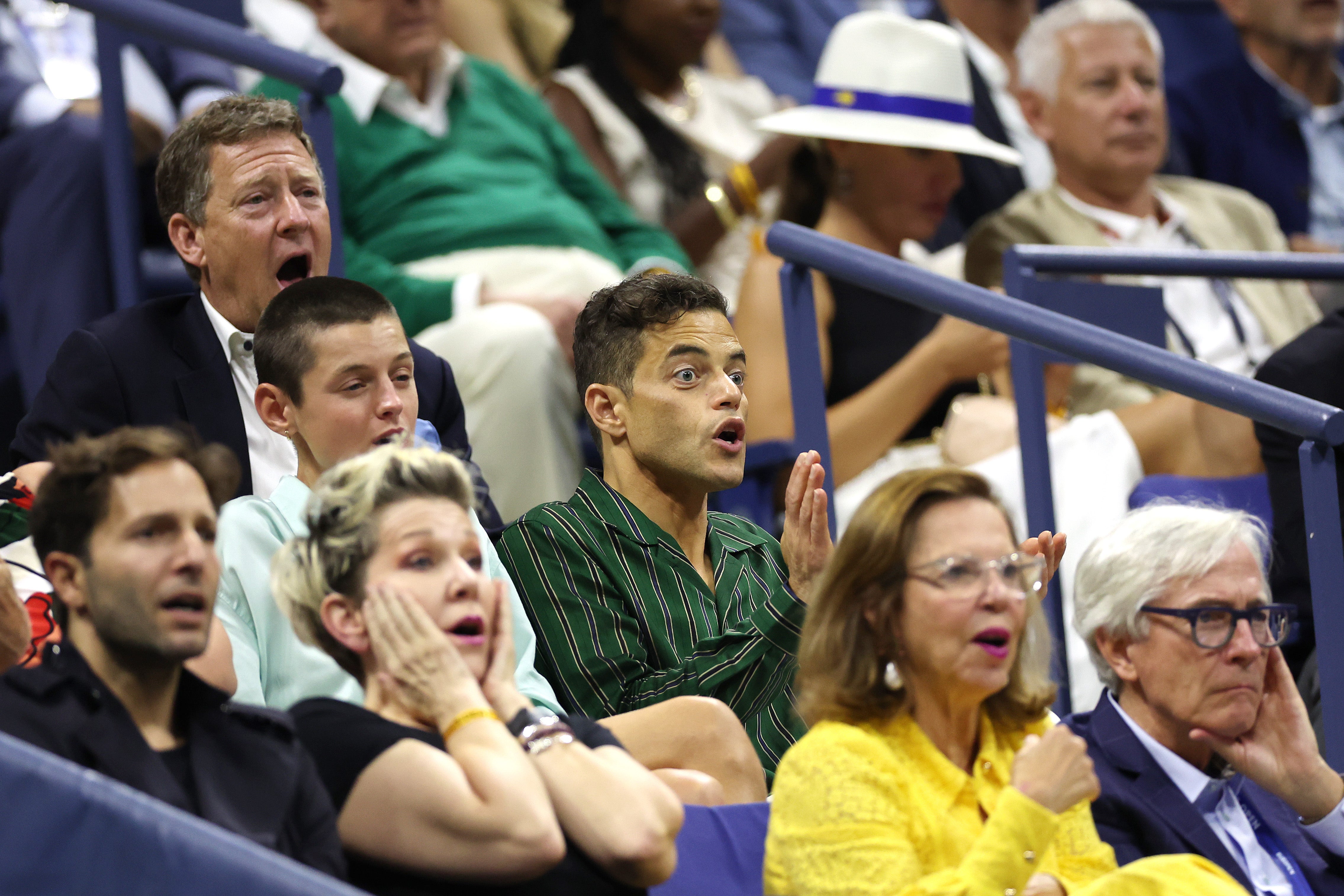 Rami Malek at the US Open