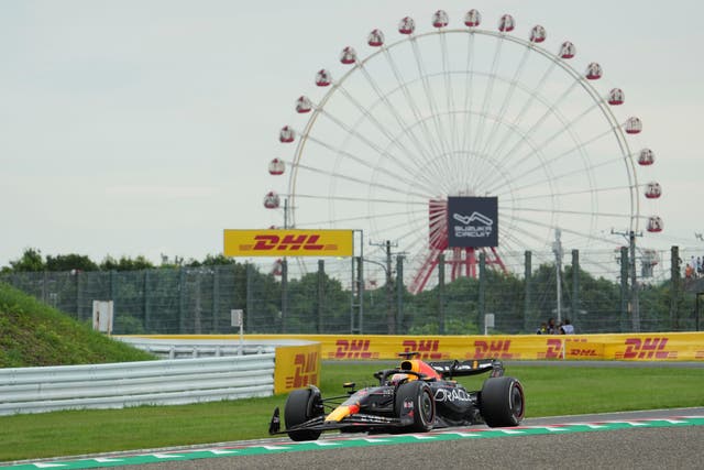 Max Verstappen set the pace at Suzuka (AP Photo/Toru Hanai)