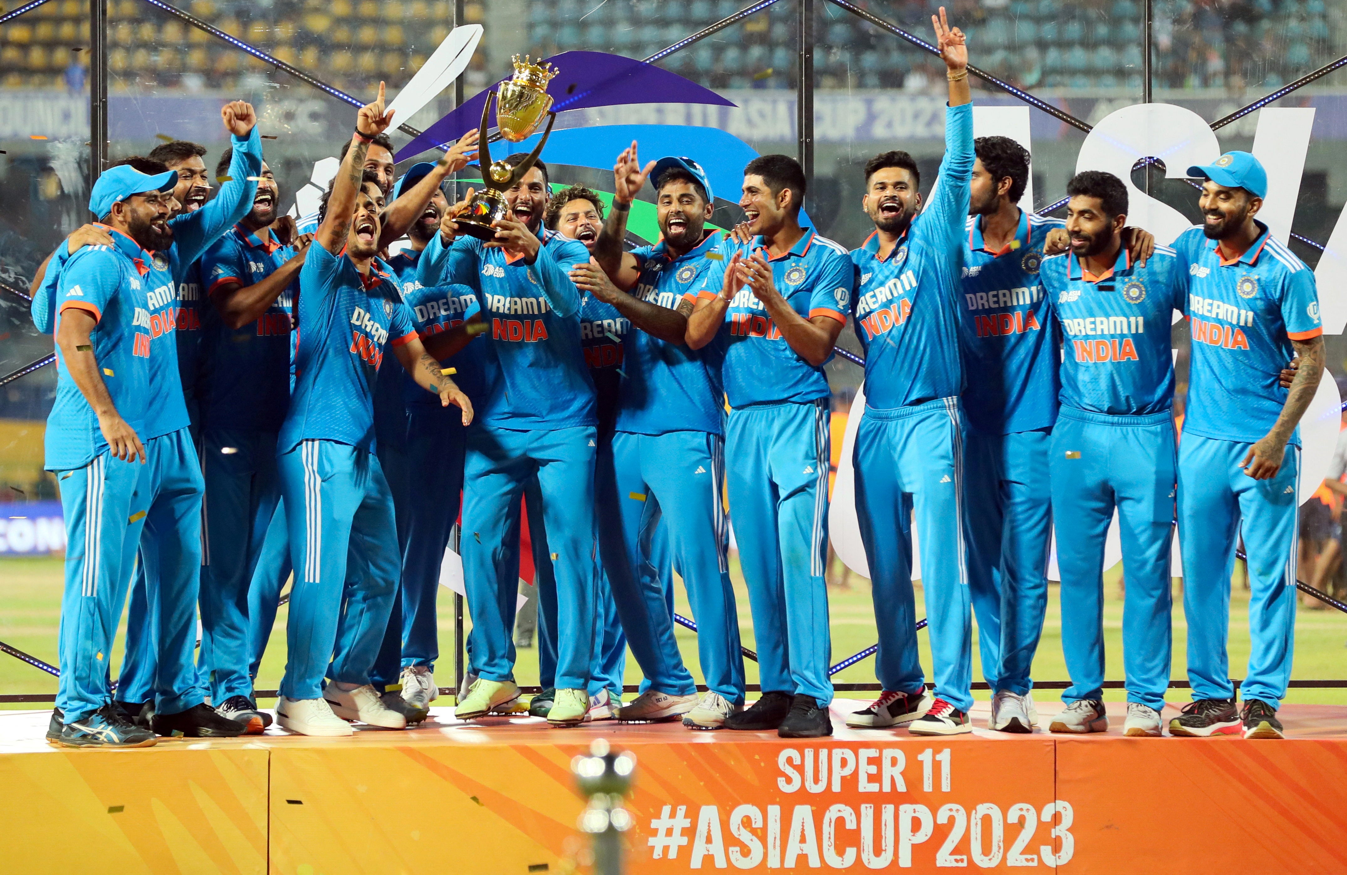 India go into the World Cup as Asia Cup champions