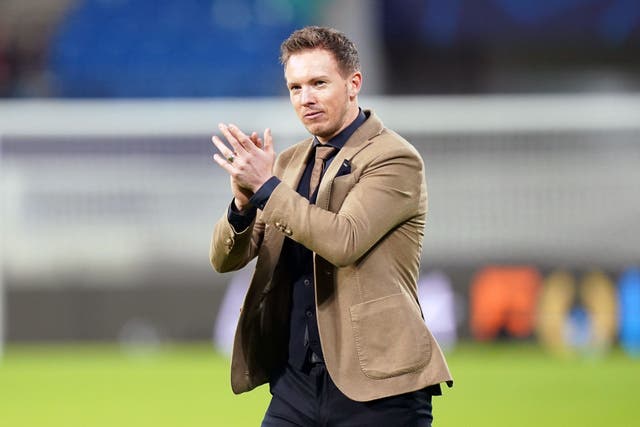 Julian Nagelsmann has been appointed as the new coach of Germany (John Walton/PA)