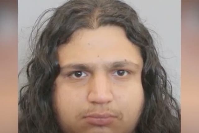 <p>Luis Sanchez, 25, pictured in his mugshot following his arrest in May 2023 </p>
