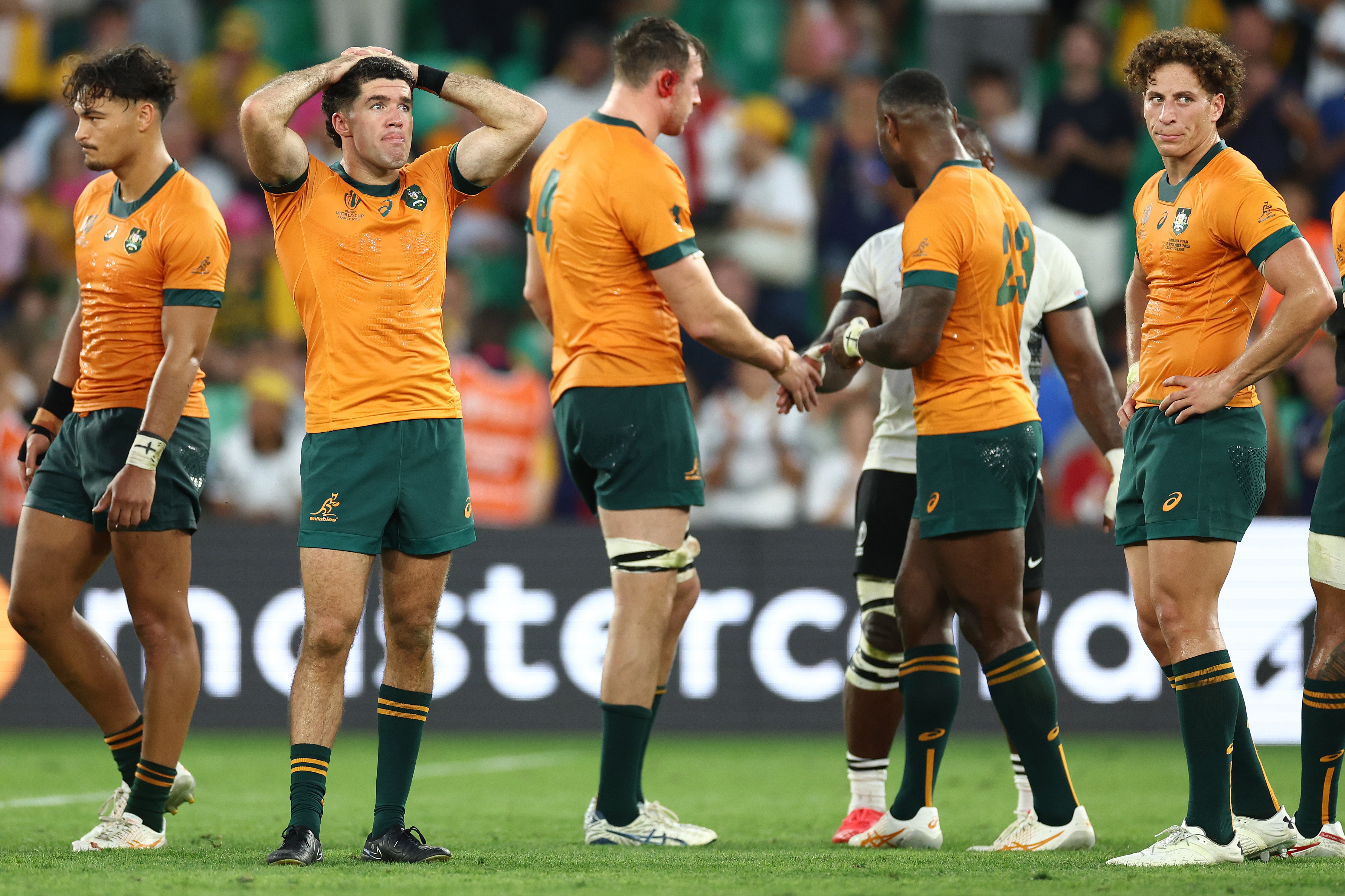 Australia were stunned by Fiji last time out
