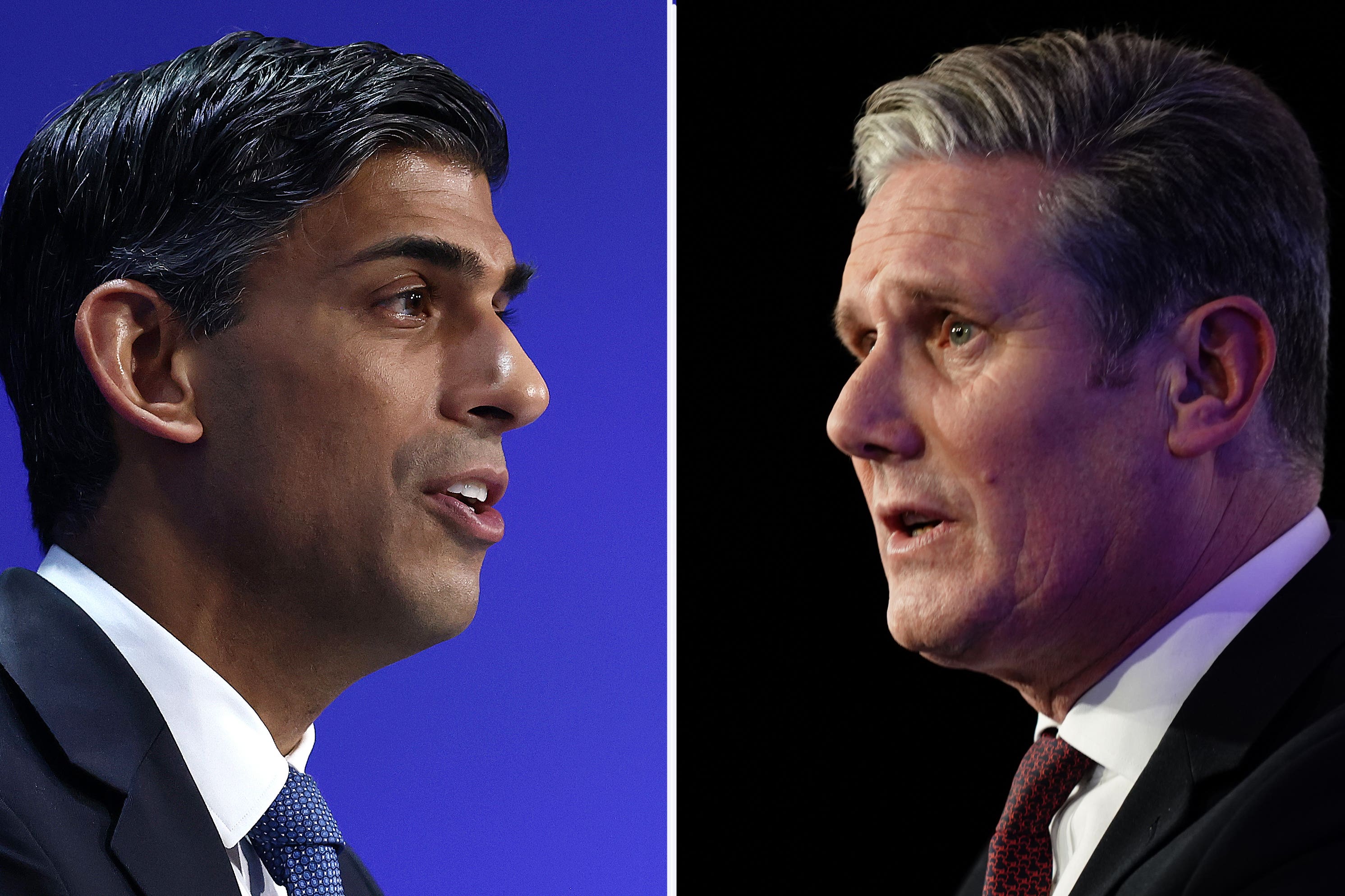 Prime Minister Rishi Sunak and Labour leader Sir Keir Starmer (PA)