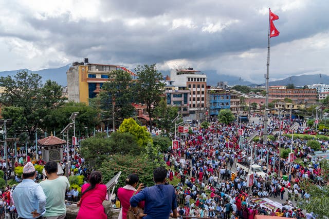 Nepal Teachers Protest