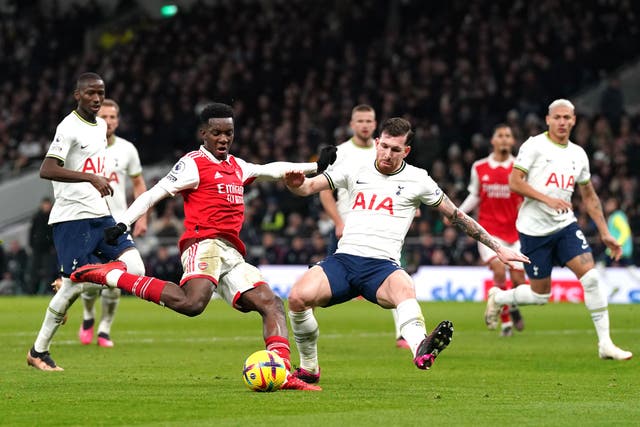 Arsenal take on Tottenham on Sunday (Nick Potts/PA)
