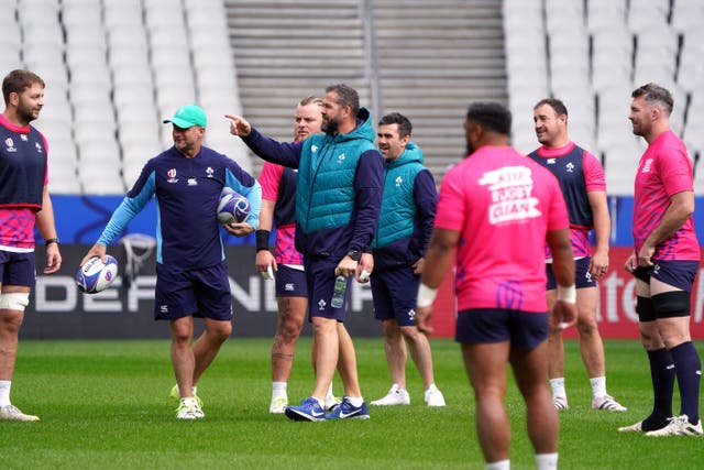 Ireland head coach Andy Farrell goes up against South Africa this weekend (Gareth Fuller/PA)