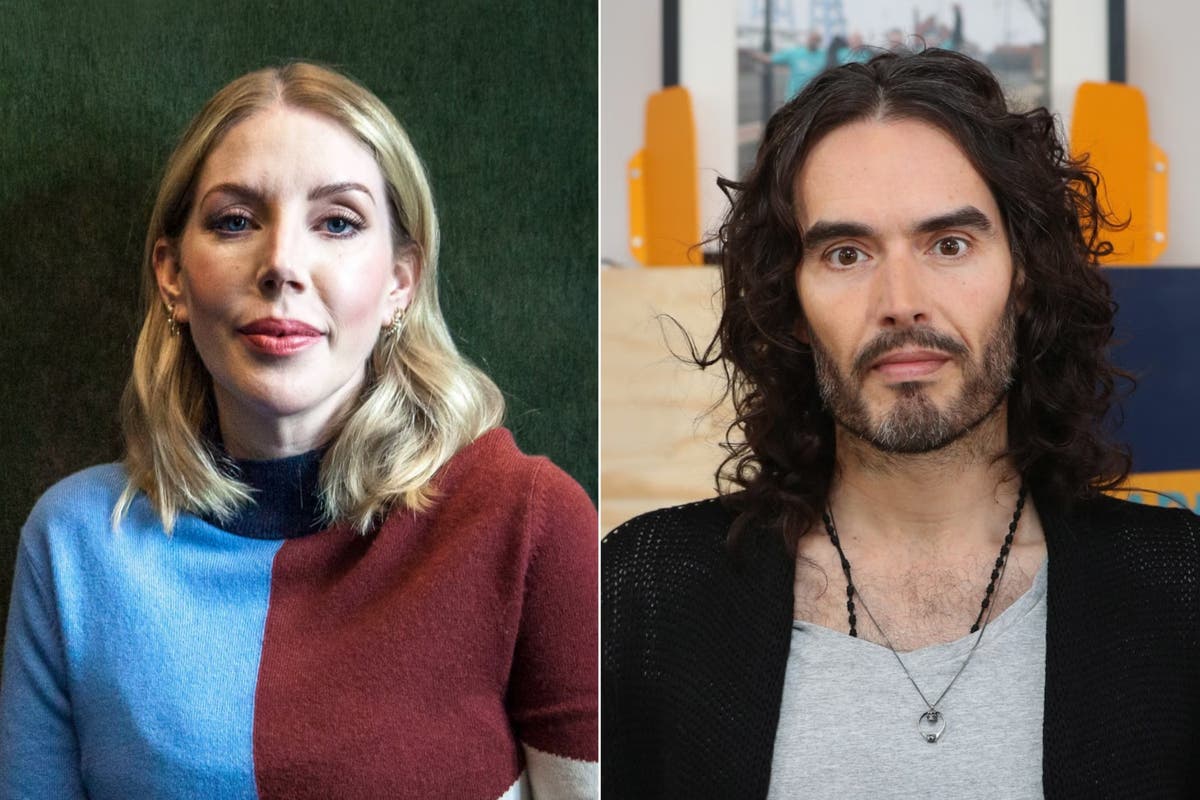 Katherine Ryan appears to address Russell Brand questions after ‘calling comedian a predator’ on Roast Battle