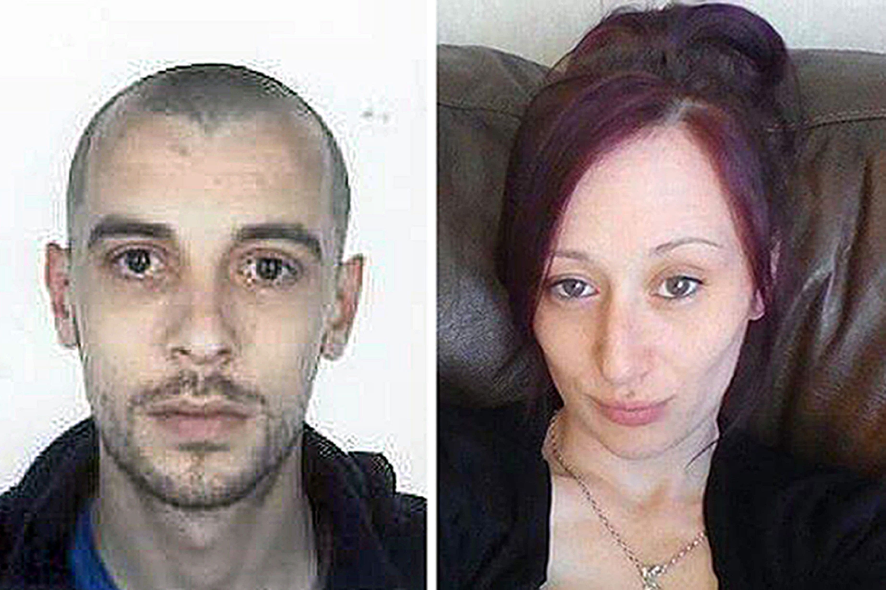 Lamara Bell and John Yuill lay undiscovered for three days after their car crashed (Police Scotland/PA)