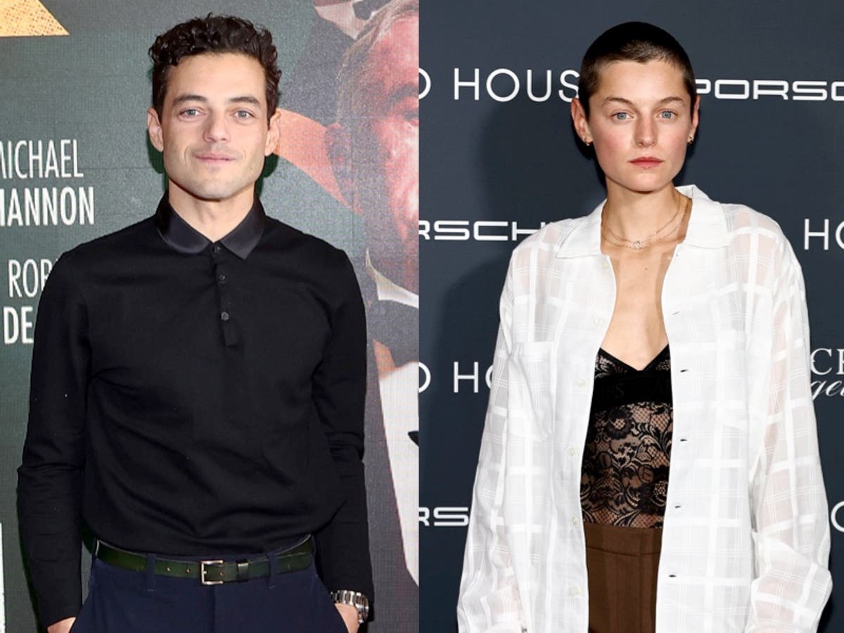 Rami Malek and Emma Corrin fuel relationship rumours after seen kissing ...