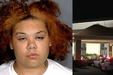 Woman claims she accidentally stabbed baby while aiming for dog who ate her chicken sandwich