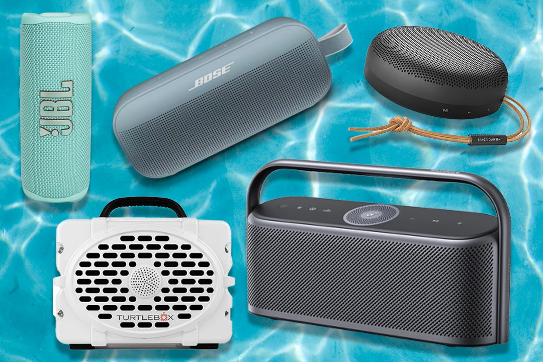 Carry on singing in the rain, with these waterproof speakers