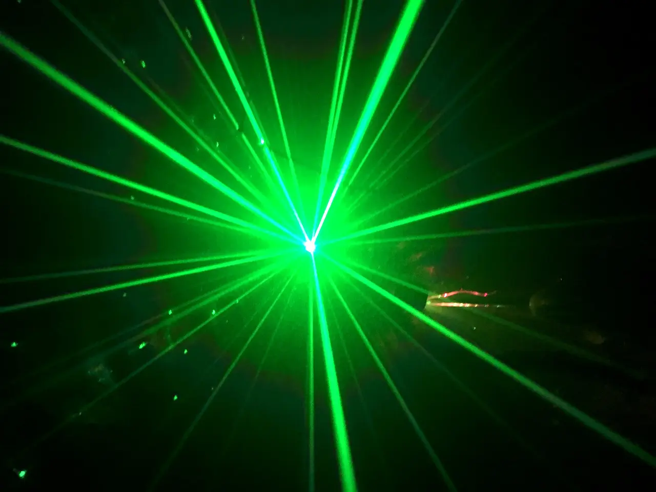 The two planes were struck by a green laser light when coming into land in Boston