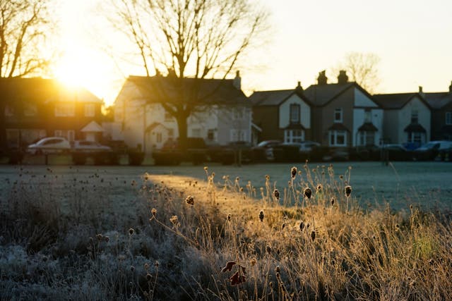 Some areas could see light frost on Saturday (Aaron Chown/PA)
