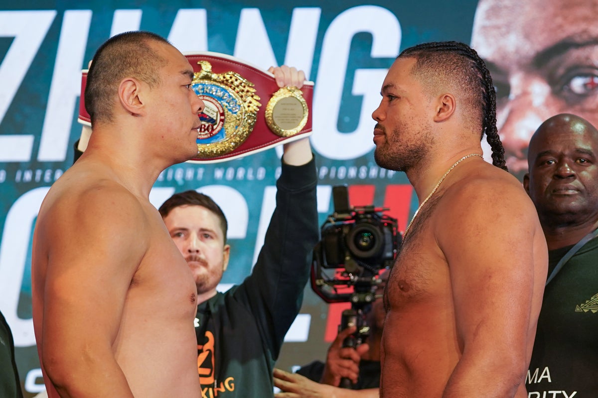 Joyce vs Zhang LIVE: Boxing fight updates and results tonight