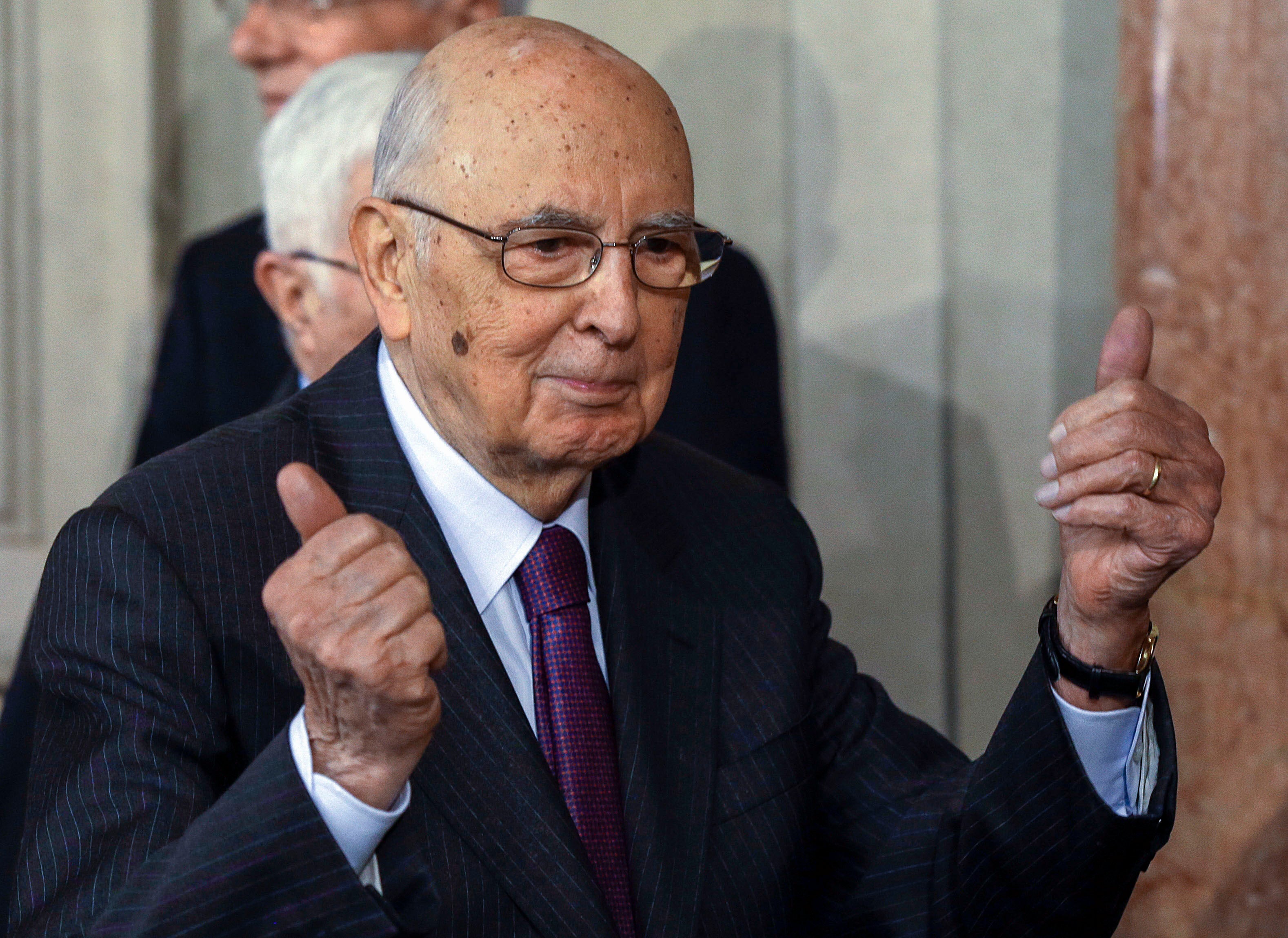 Italy Obit Napolitano