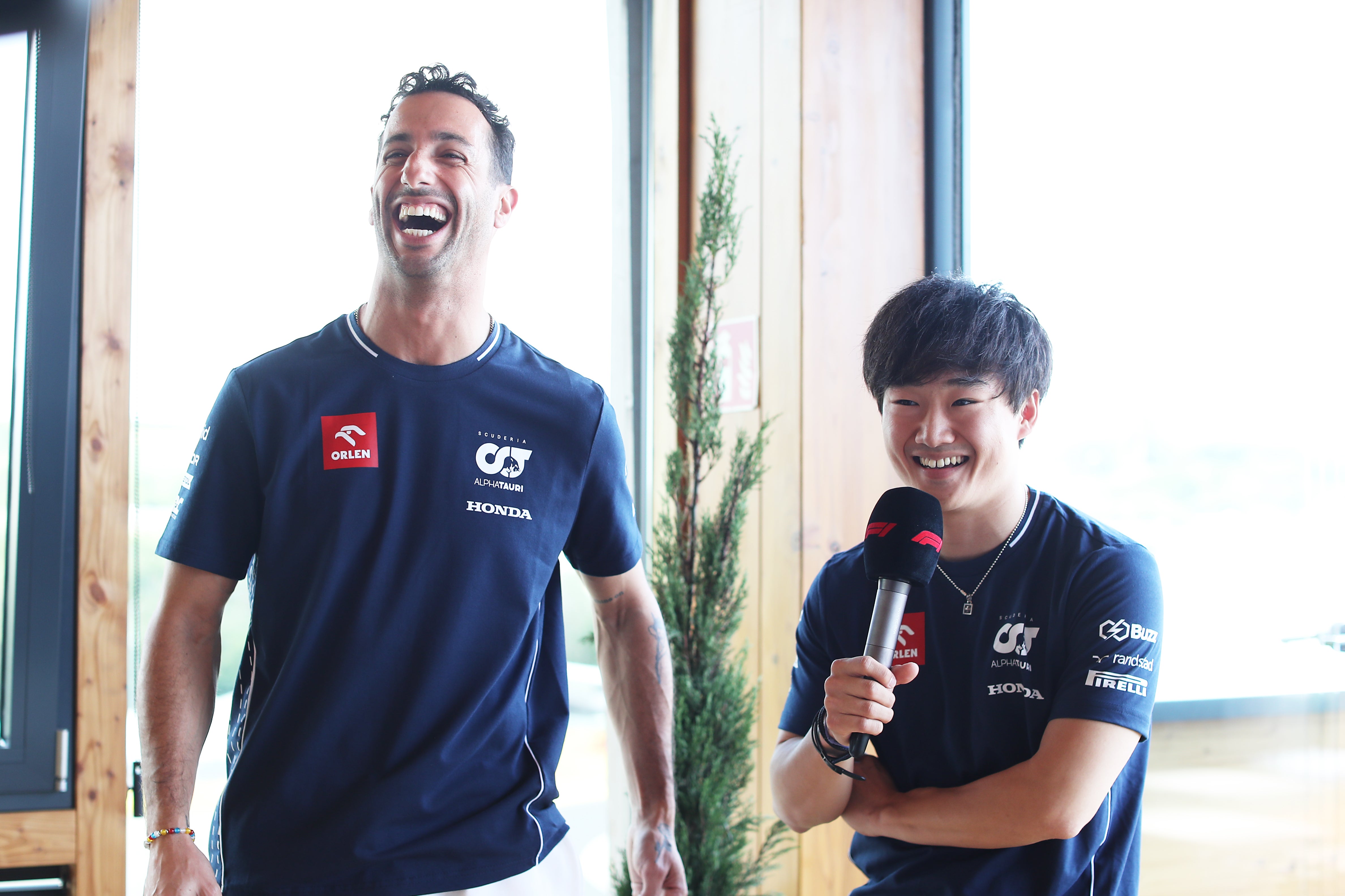 AlphaTauri have retained Yuki Tsunoda and Daniel Ricciardo for the 2024 season