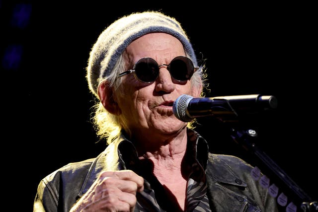 <p>Keith Richards onstage in March 2022</p>