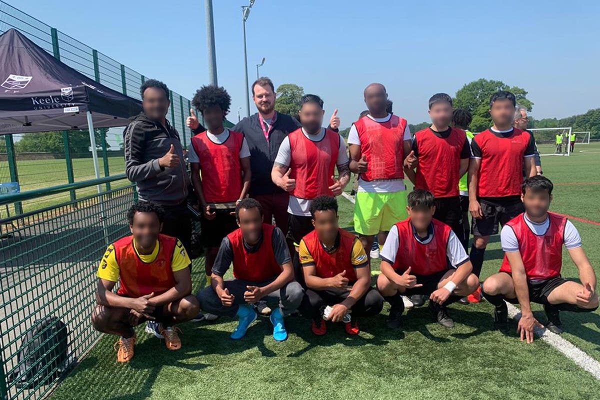 Football group in Derby puts smiles on refugees’ faces Football group in Derby puts smiles on refugees’ faces