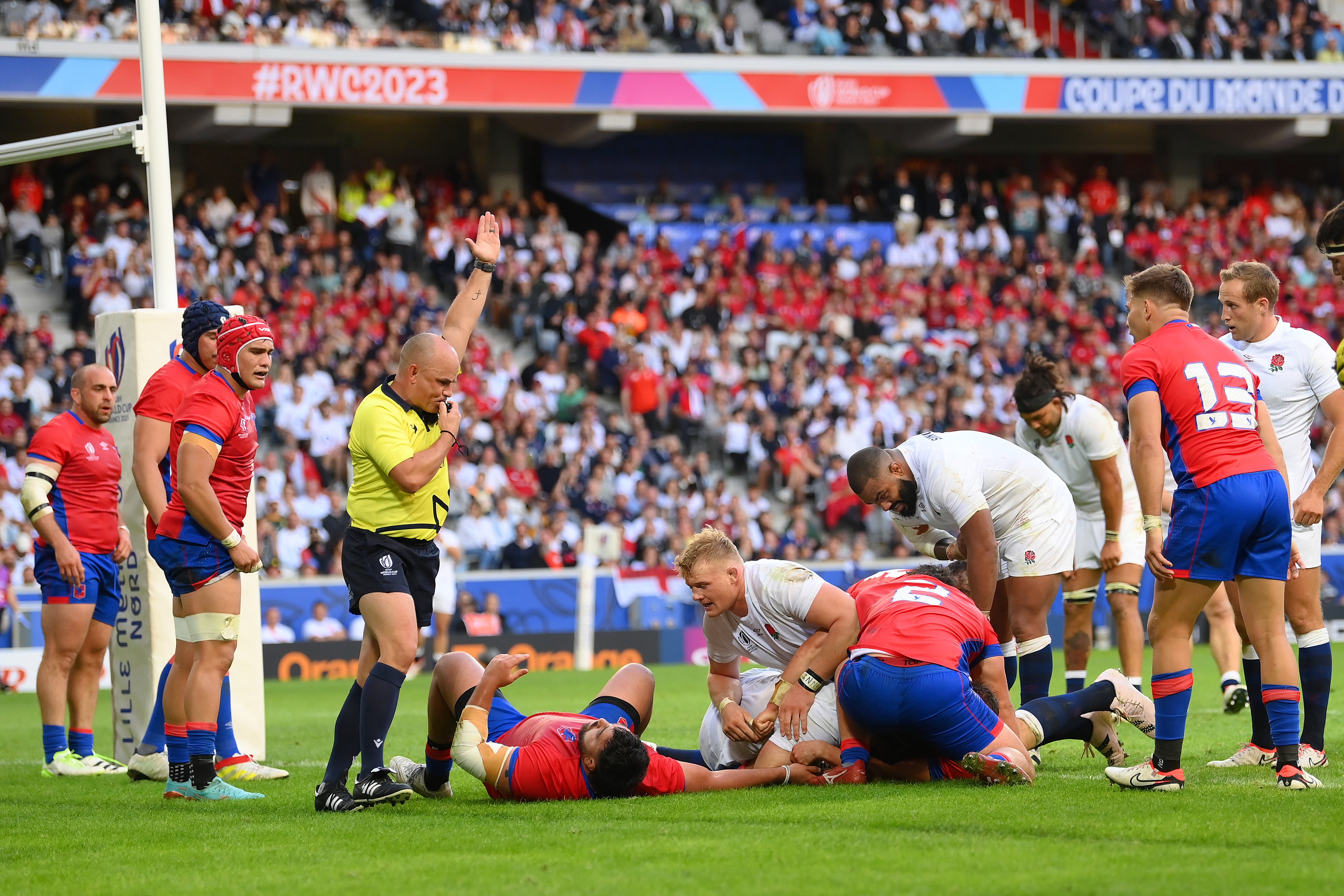 Bevan Rodd scores for England