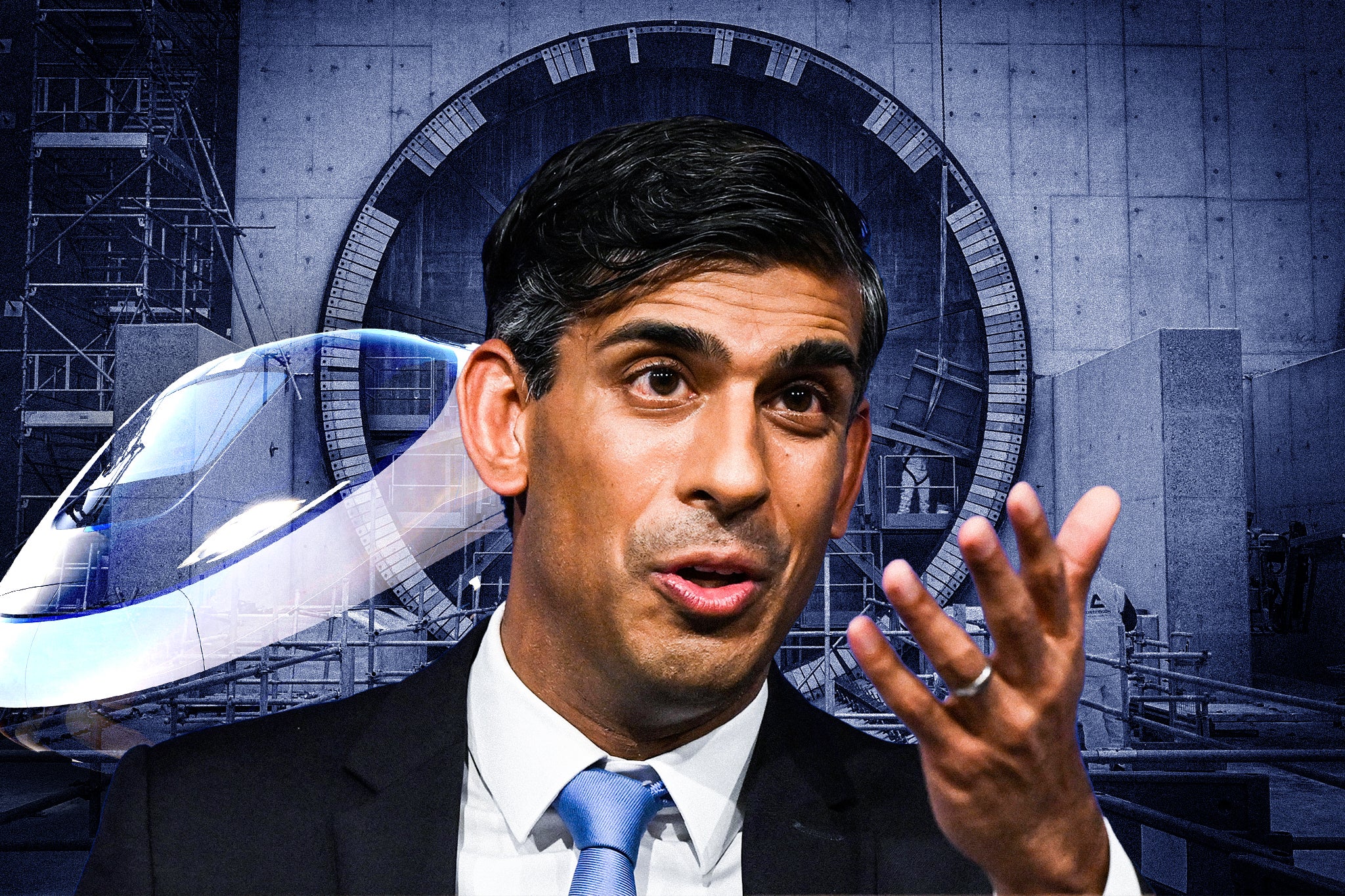 Rishi Sunak has promised to deliver the London link between Old Oak Common and Euston Station