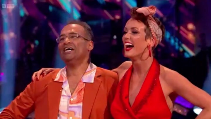 <p>Strictly’s Krishnan Guru-Murphy stuns judges with ‘Boom Shack-A-Lack’ dance.</p>