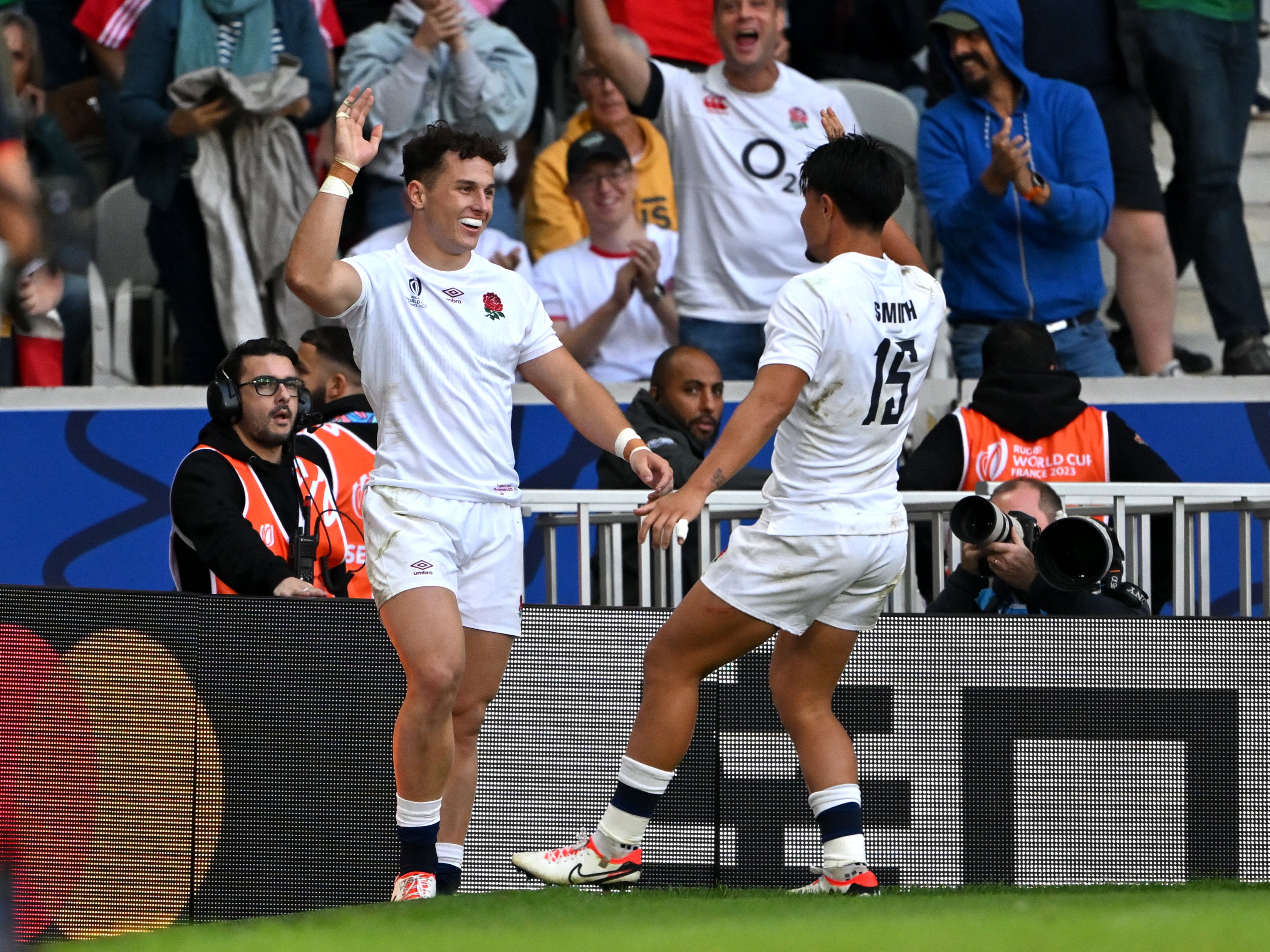 Henry Arundell scored five tries in England’s World Cup win over Chile