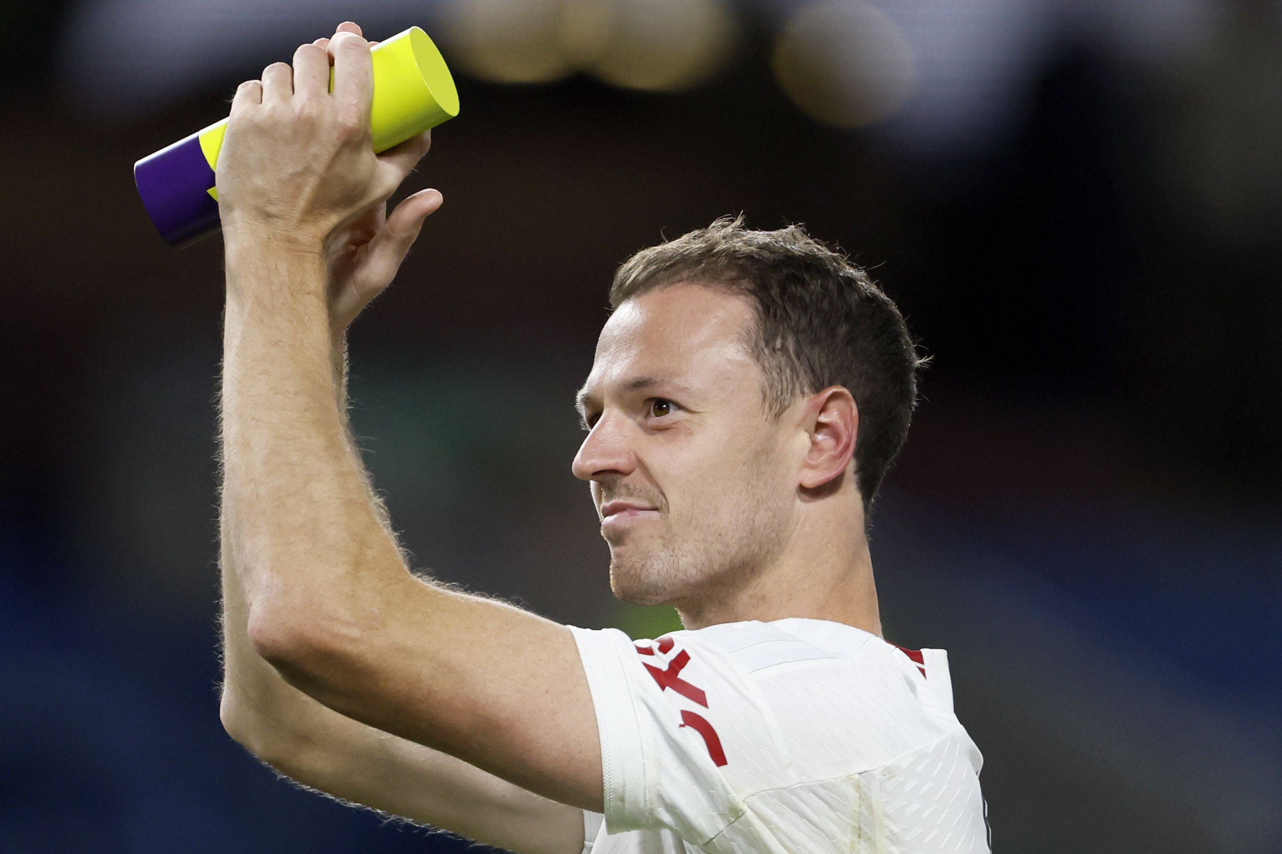 Jonny Evans started his first match for Manchester United in eight years at Burnley (Richard Sellers/PA)