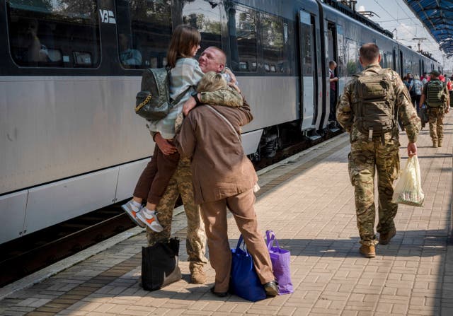Russia Ukraine War Train
