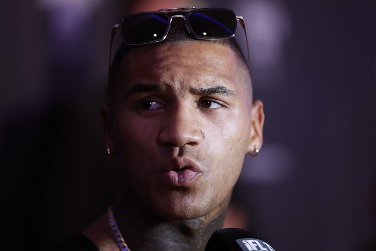 Conor Benn reacts as Chris Eubank Jr fight falls through again