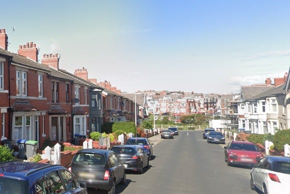The woman was found deceased at an address in Redcar Road in Blackpool