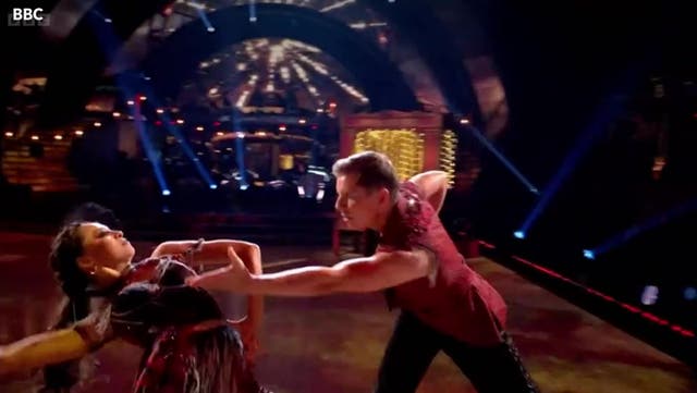 <p>Strictly’s Nigel Harman tops leaderboard with ‘dance of the night’ as judges claim he’s ‘the one to beat’</p>