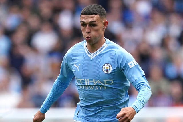 Phil Foden epxects Manchester City to miss Rodri (Martin Rickett/PA)
